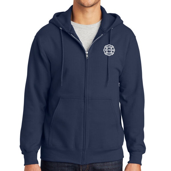 Essential Fleece Full Zip Hooded Sweatshirt Thumbnail